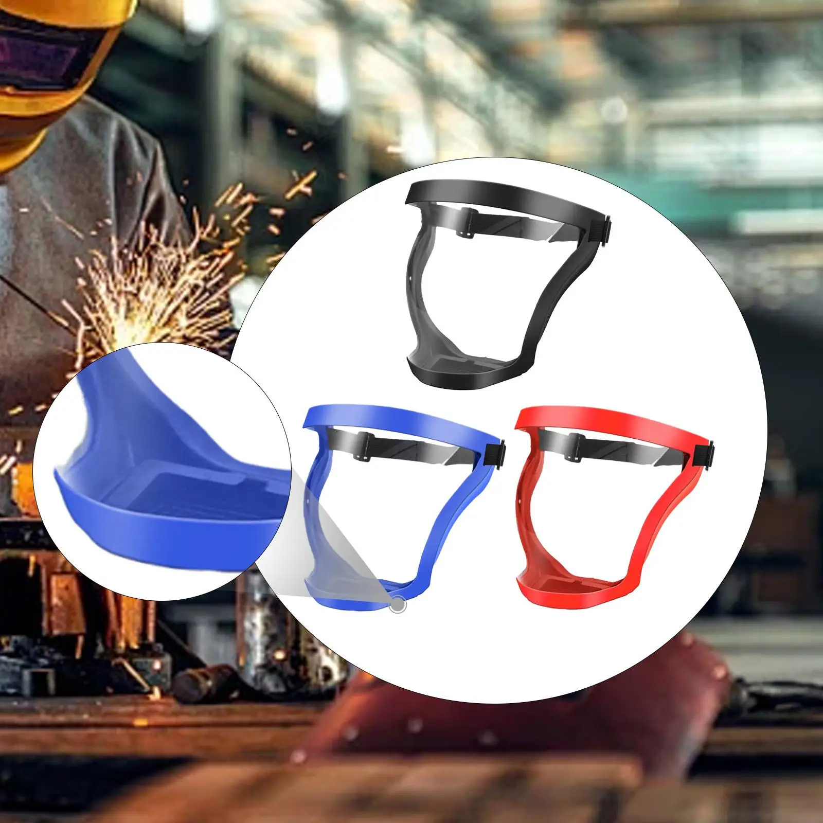 درع الوجه للطحن والقطع لتشذيب الحدائق الصناعية في الهواء الطلق #4