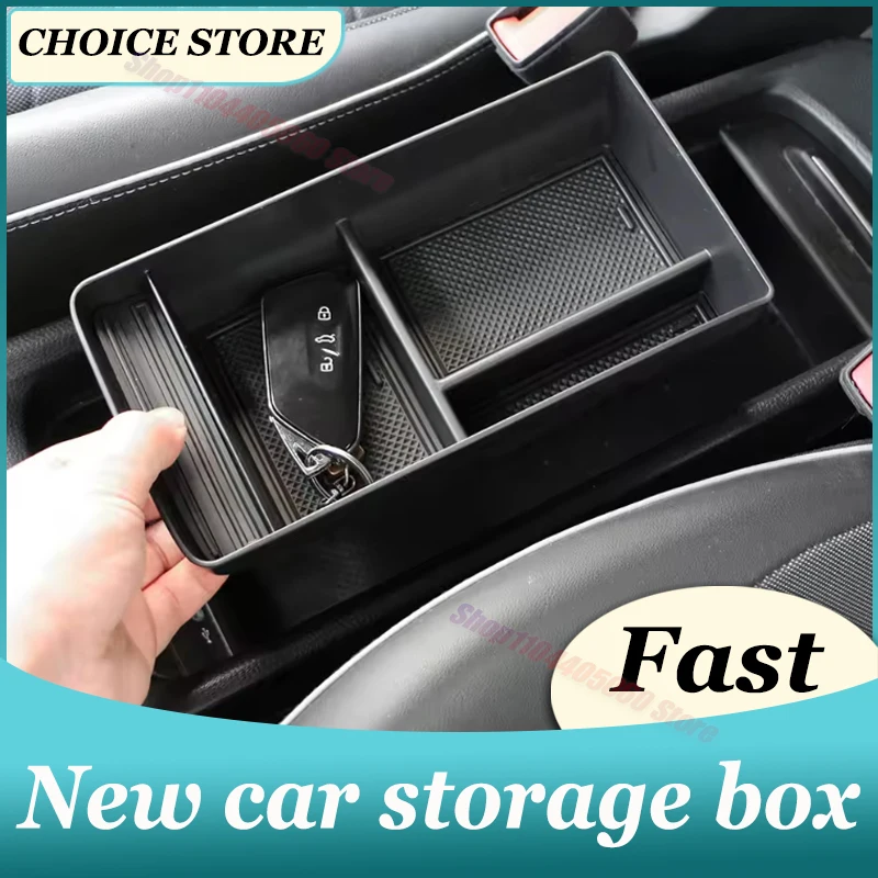 Console Armrest Storage Box for Volkswagen VW ID 3 ID3 ID.3 Car Armrest Storage Box Center Console Organizer Tray Pallet Holder