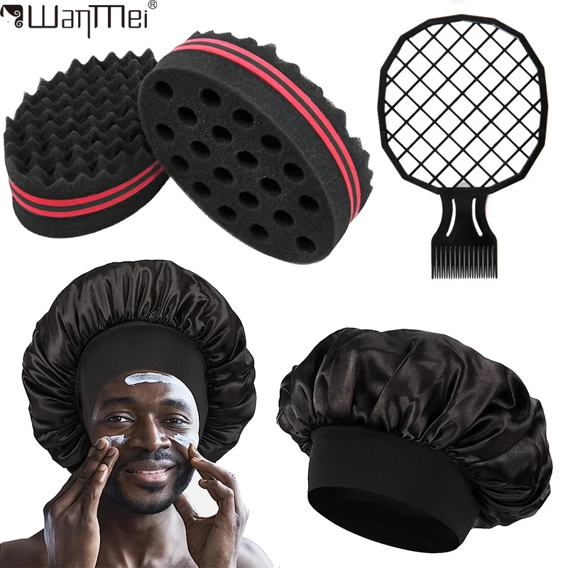 

WANMEI 3Pcs Styling Tool For Afro Curl Styling Perm Tools Multifunctional Explosive Head Maintenance Tools Curl For Black People