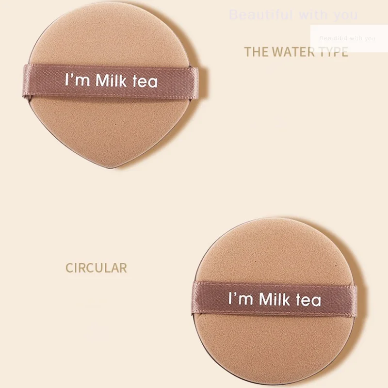 7 unids/caja de esponja cosmética de fresa, esponja de maquillaje suave de doble cara para mujer, herramientas de maquillaje en polvo de belleza