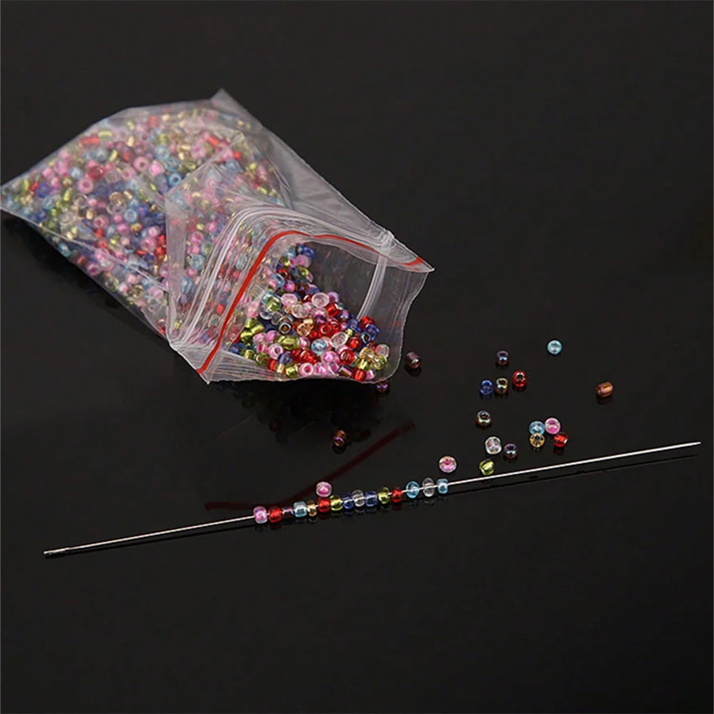 10PCS Super Lange Edelstahl Perlen Nadeln 12CM Einfache Schmuck Machen Werkzeuge Perlen Pins für Perlen DIY schmuck Machen – Detail 6