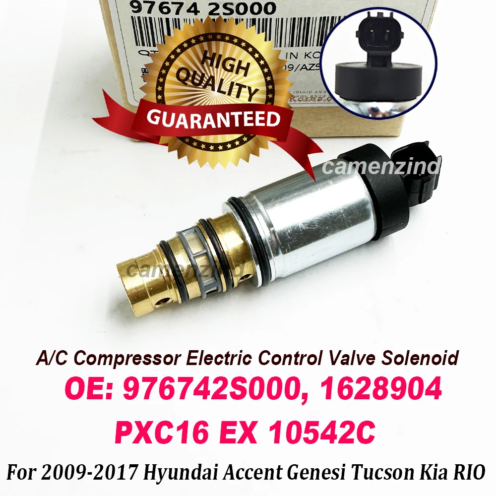 

Высококачественный электромагнитный клапан управления компрессором кондиционера 976742S000 PXE14 PXE16 для Opel, Hyundai Tucson, Kia K2, Rio 97674 2S000