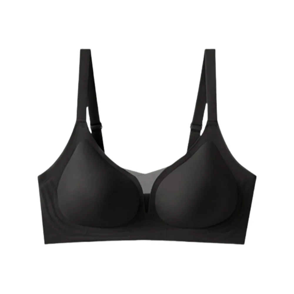 

Traceless Seamless Bras Shockproof Close-fitting Brassiere for Women Anti-sagging Gathered Breasts Wireless Deep V Bra Sport