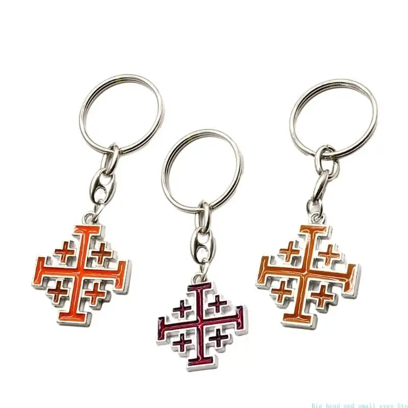 581C Multifunctional Keychains Chain Pendants for Key Hangings Decors Meaningful Gift for Religious Individual