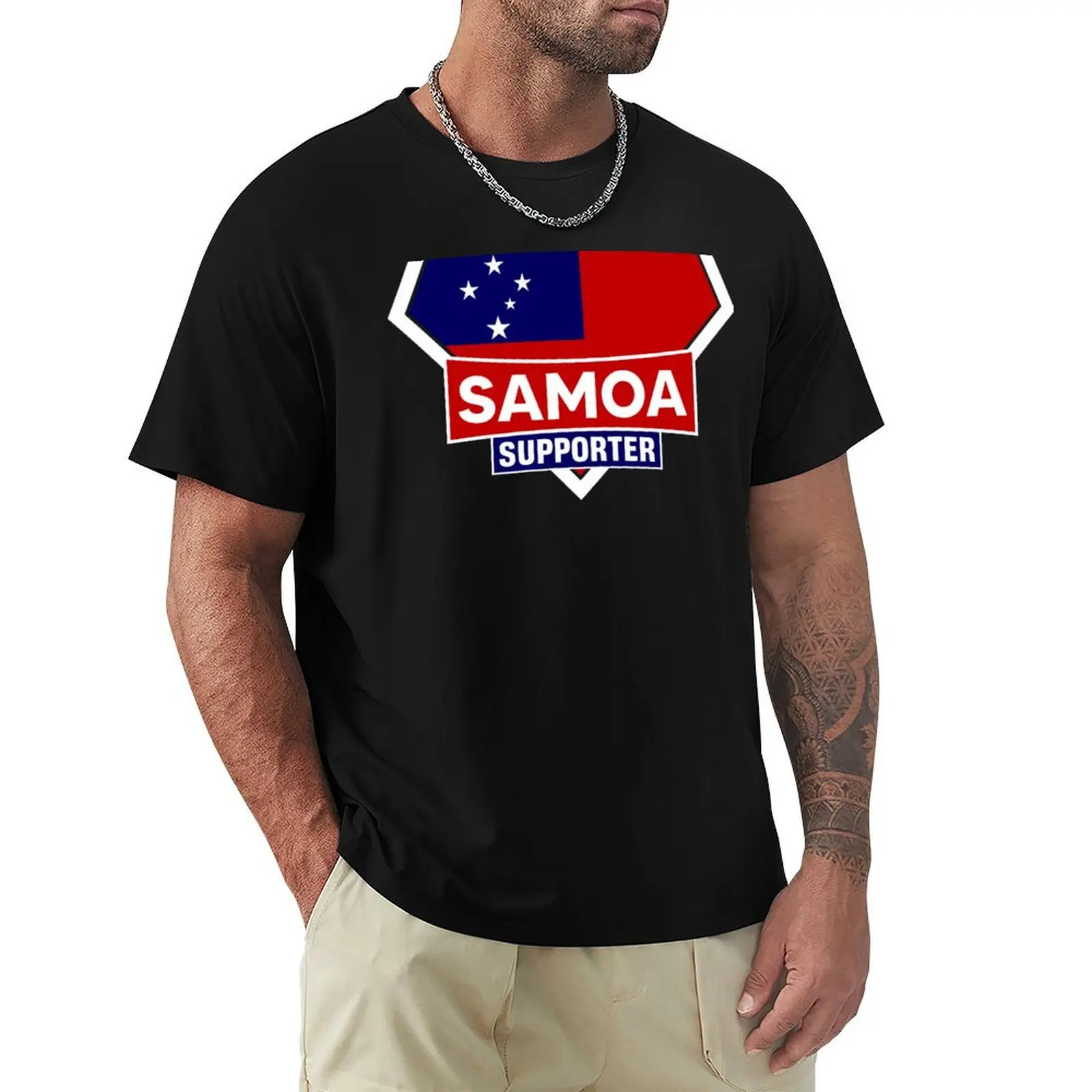 

SAMOA SUPPORTER T-Shirt graphic shirts hippie clothes mens shirts graphic tee