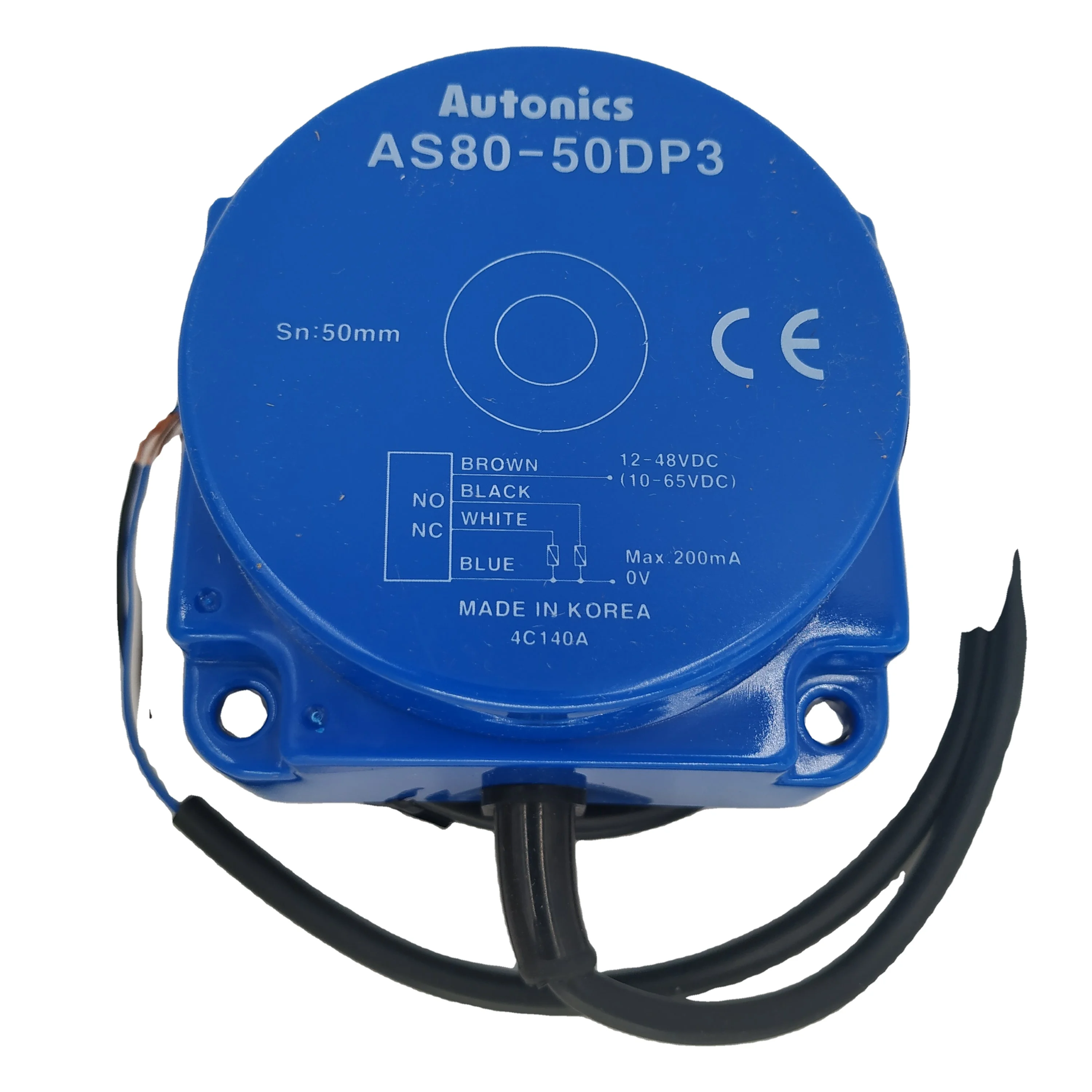 AS80-50DP3 Autonics long sensing distance type  Wire type and power  proximity sensor  AS80-50DP3