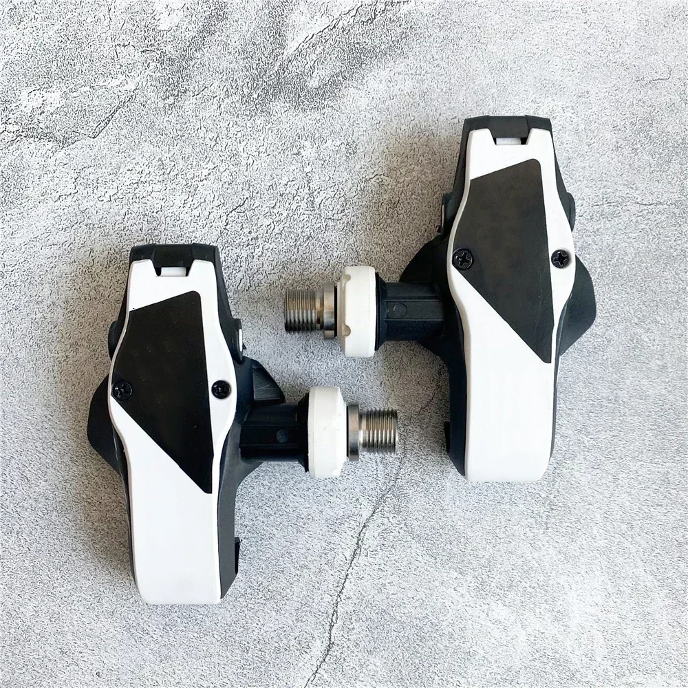 Max Carbon Bike Pedals - Large 500mm² Contact Area Clipless Power Transfer Ultra Lightweight Body Adjustable Tension road bike