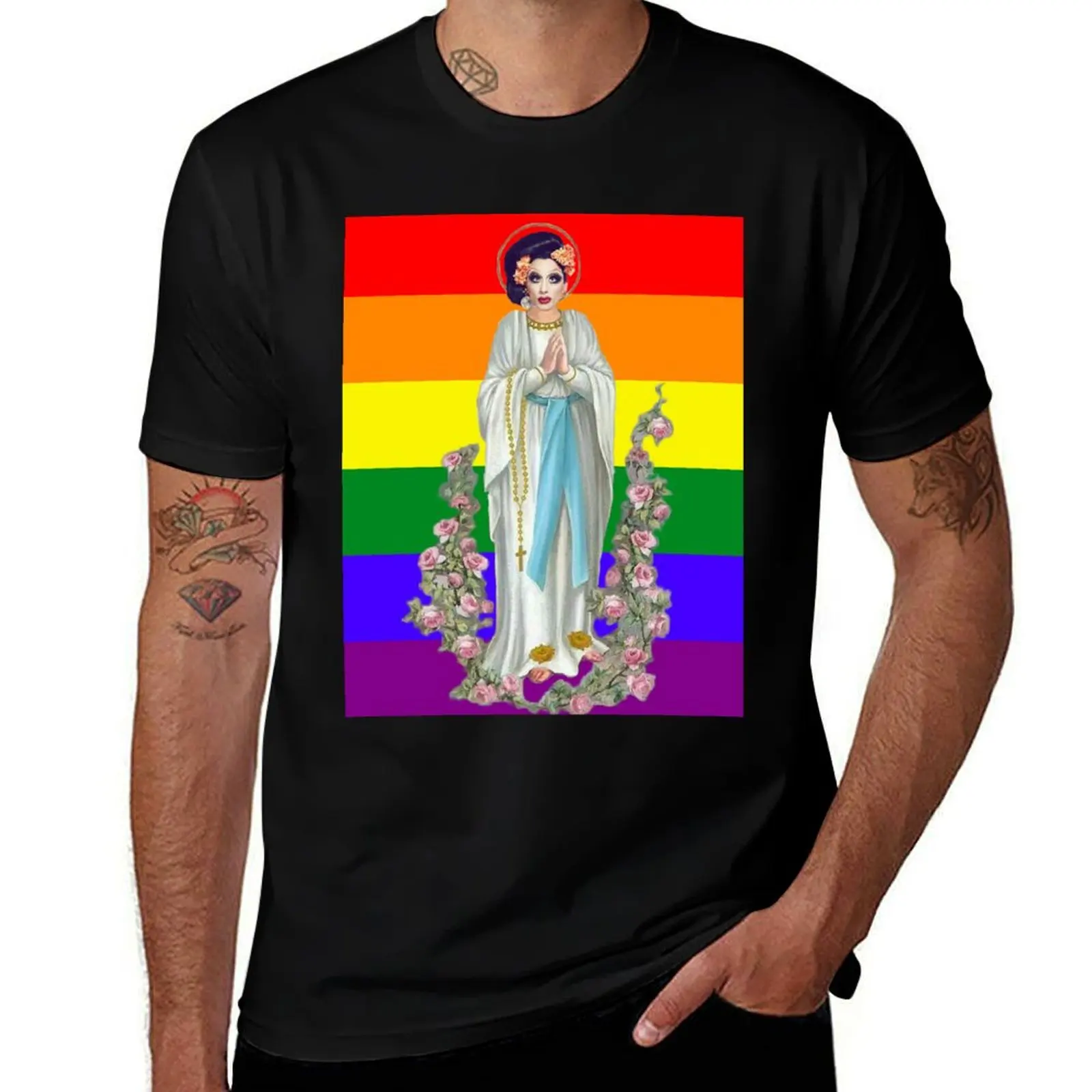 

Bianca Pride T-Shirt quick drying tshirts personalised summer clothes plain vintage t shirt men