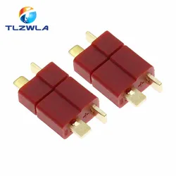 10PCS Anti-skidding Deans Plug T Style Connector Female / Male for RC Lipo Battery ESC Rc Helicopter