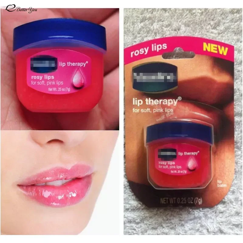 Lip Makeup Care Vaseline Lip Therapy Petroleum Jelly Lip Balm Original Cocoa Brulee 7g 0.25 Oz Lip Care Lip Balm 4pcs/set