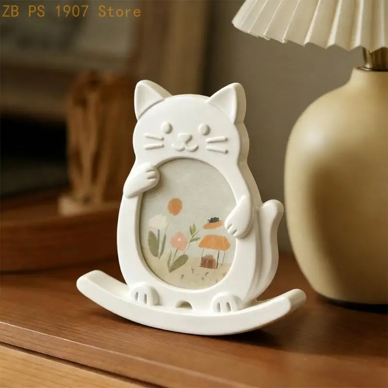 Flexible Silicone Craft Mold for Picture Frames With Rocking Base Jewelry Tool 55KA