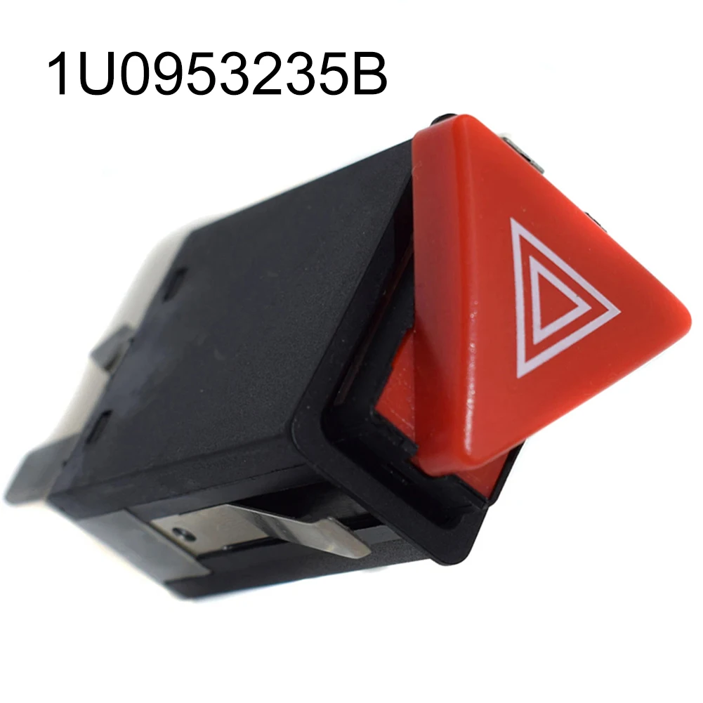 

1pcs Car Hazard Alarm Light Switch For Skoda Octavia 1996-2010 1U0953235B Interior Parts High-quality
