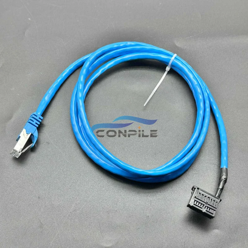 6pin/12pin for BMW EVO host programming connector Ethernet plug interconnection driving OABR plug reversing video shell