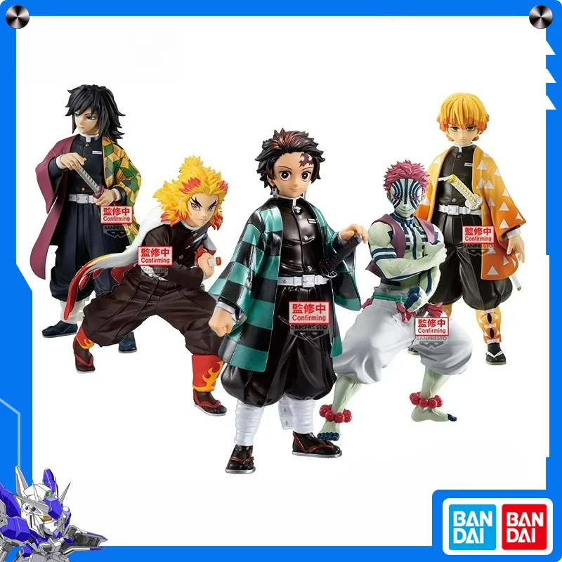 

BANDAI Action Figures Model Demon Slayer Grandista Tanjirou Akaza Giyuu Kyoujurou Anime Peripheral Manual Model Official Genuine