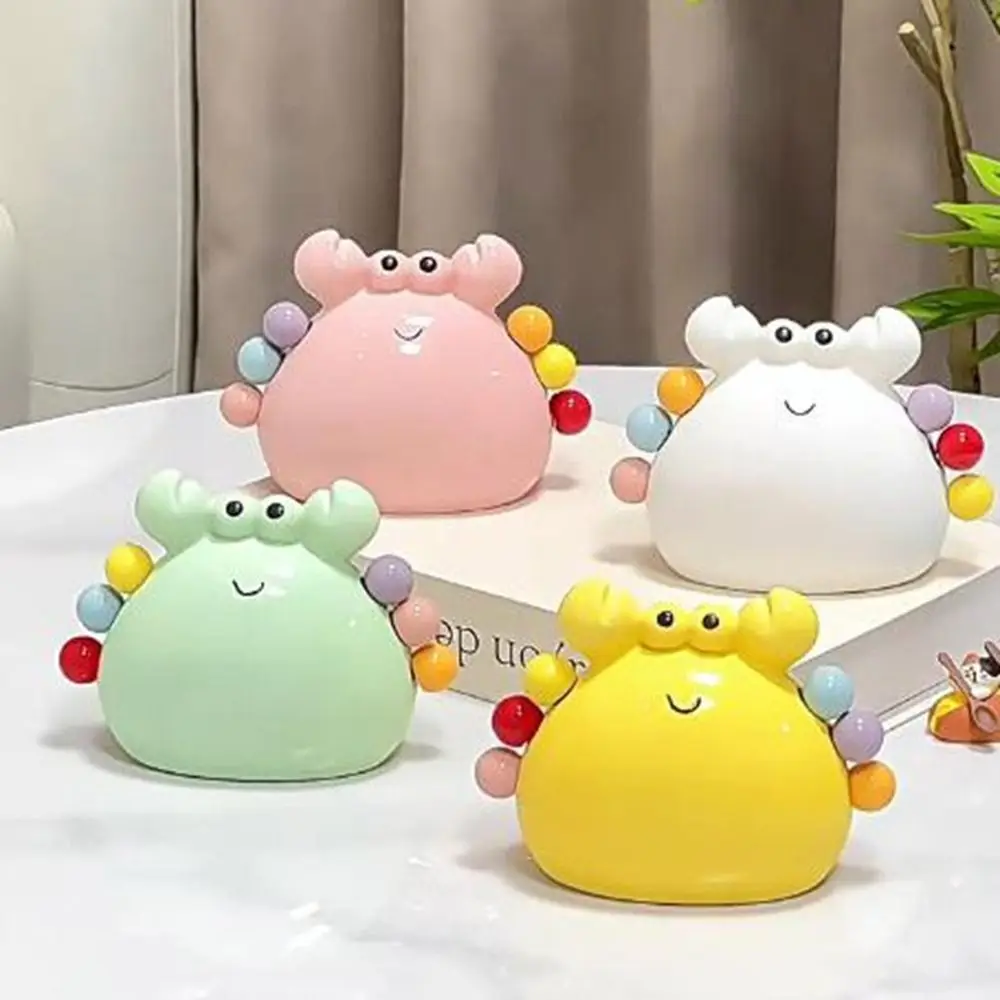 

Stainless Steel Crab Fruit Fork Colorful Cute Fruit Cake Sausage Fork Decorative with Storage Jar Dessert Forks Kitchen Supplies