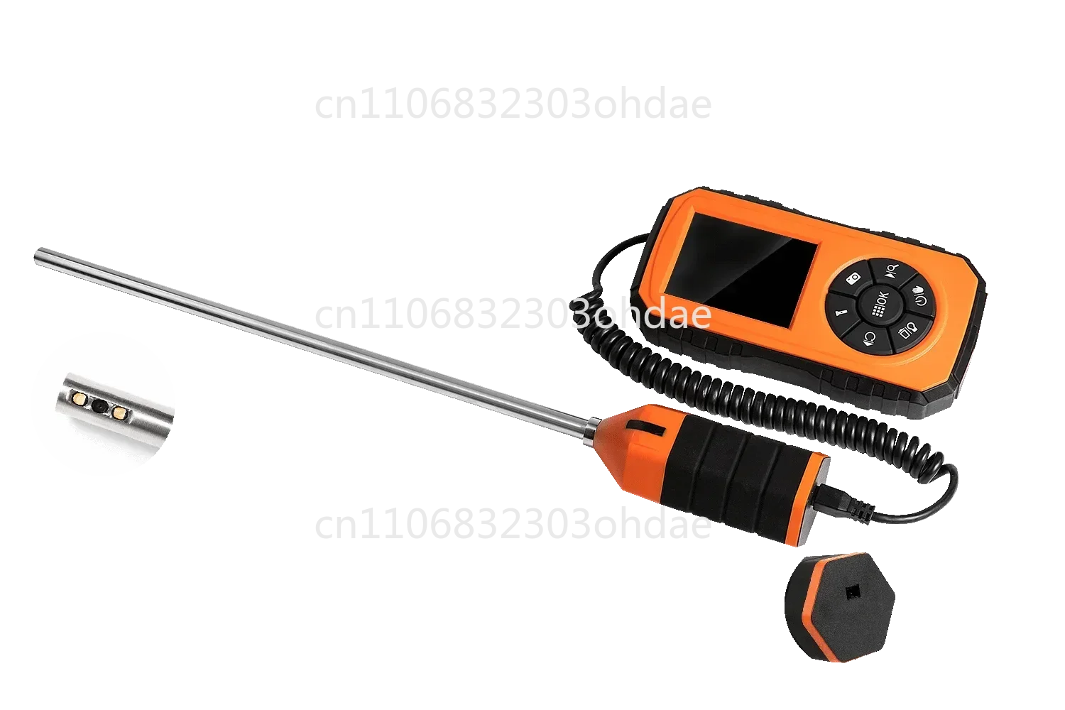 

9 мм 720p HD Обзор сбоку 300 мм Жесткий зонд Камера для осмотра стен с жестким зондом и 3 дюймами