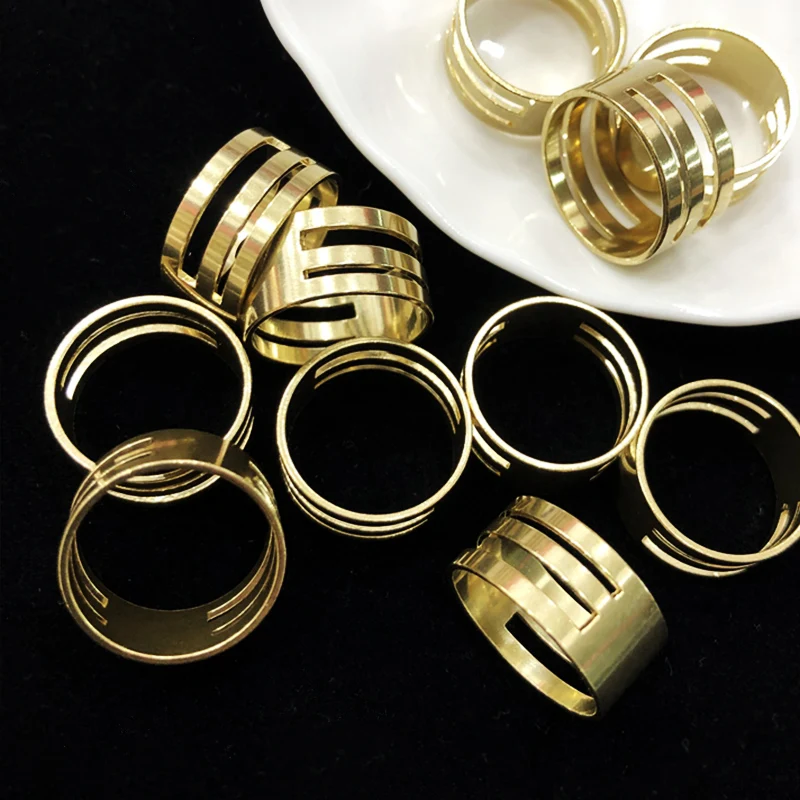 

1-9PCS 9x18mm Open Jump Ring Tools Connector Rings Closing Tools Finger Copper Color Jump Ring Opener for DIY Jewelry Making