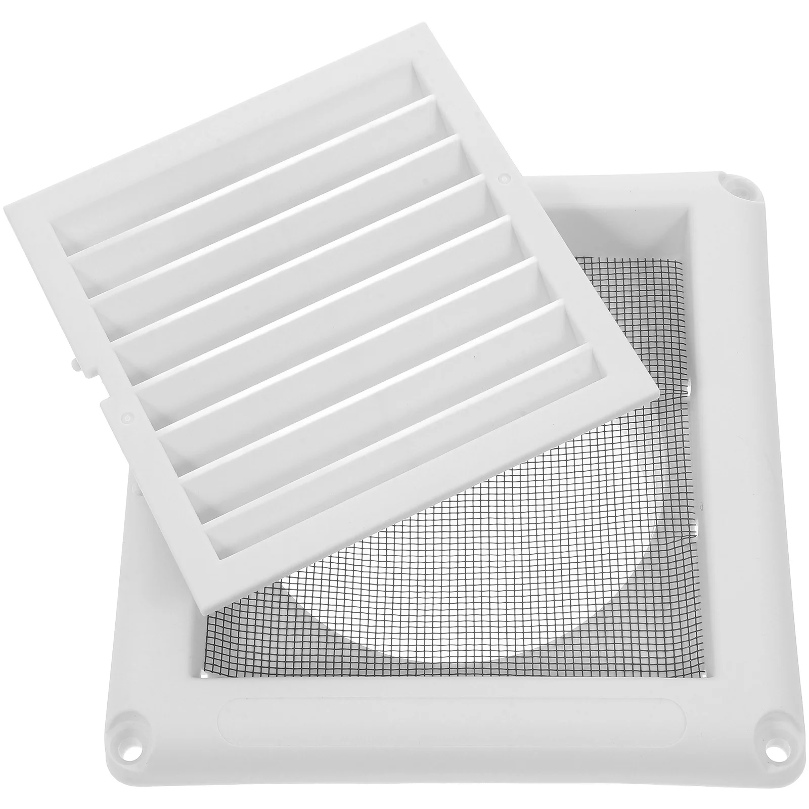 Conditioner Terug Luchtrooster Plastic Vent Cover Voor Plafond Muur Vloerkanaal Register Deflector Ontluchter Grille Uitlaat Inlaat
