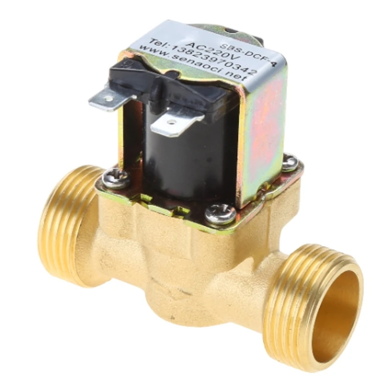 3/8'' Brass Electric Solenoid DC12V 24V AC220V Water Air Inlet