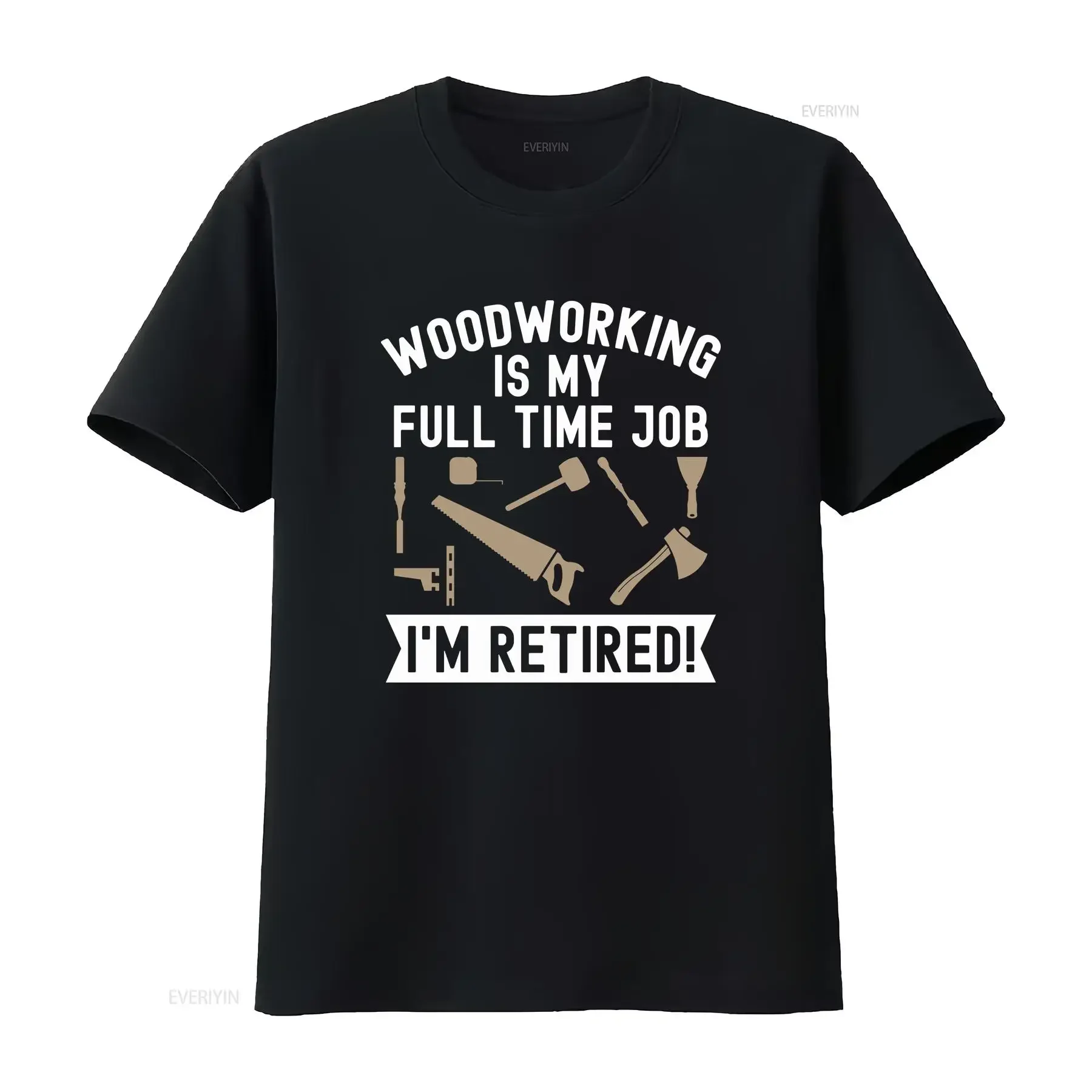 Wood carving t shirt working carver gift chainsaw carpenter carvers vintage Washed fashion Breathable homme Unisex Slightly