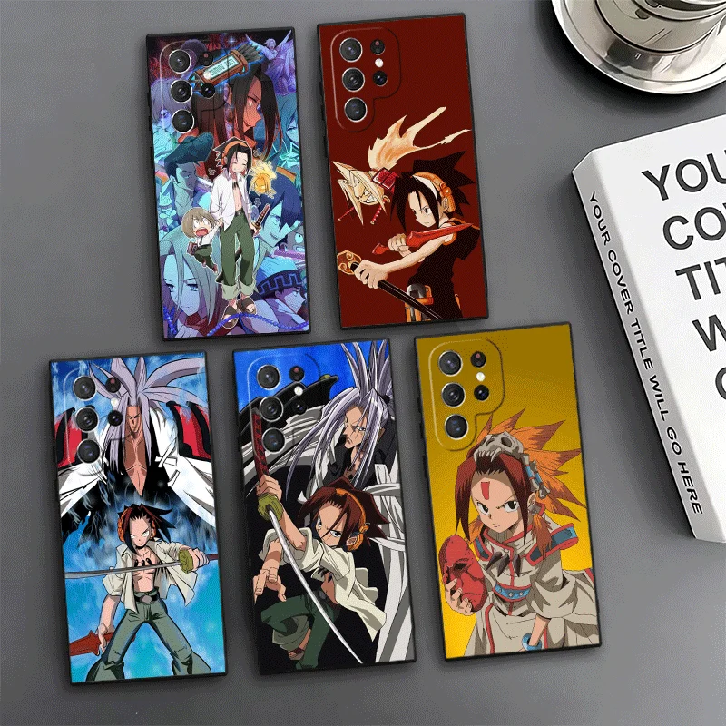 Anime Shaman King Phone Case For Samsung Galaxy S24 S25 S26 Ultra S23 Plus S22 S21 FE S20 + Edge Pattern Customized Cover