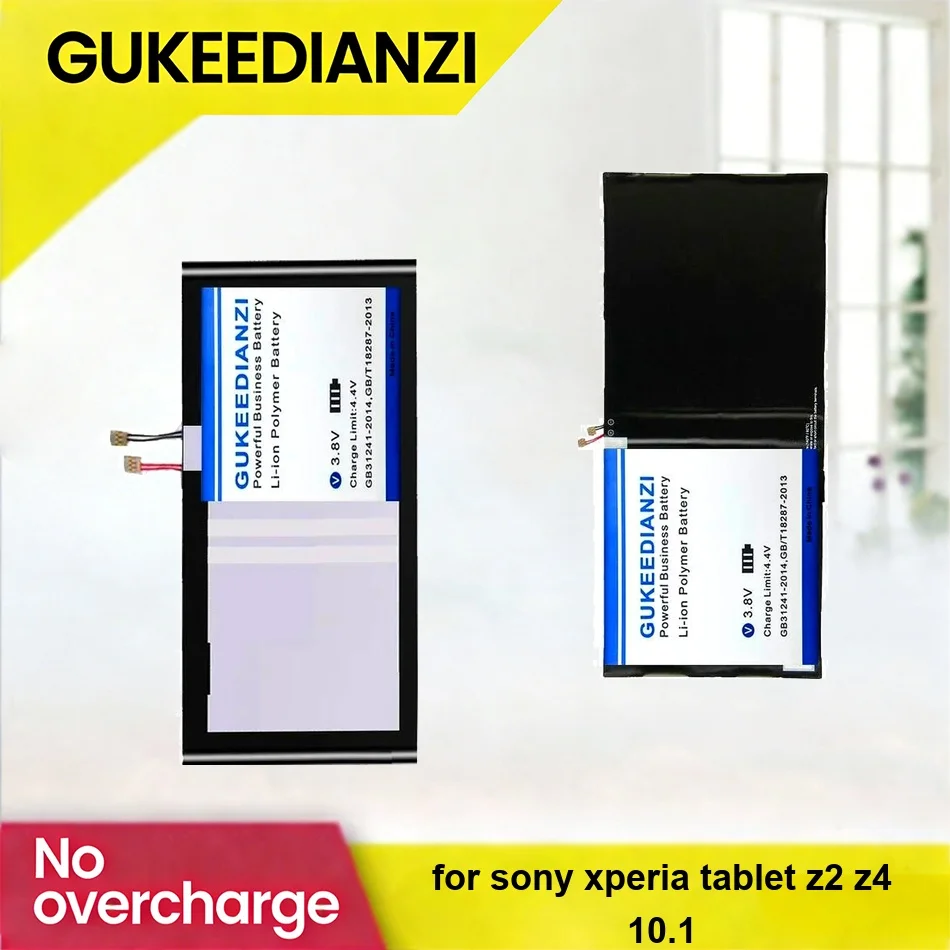 Batería segura para tableta LIS2206ERPC LIS2210ERPX LIS2210ERPC LiS3096ERPC 6900-8900mAh para Sony Xperia Tablet Z2 Z4 10,1