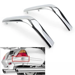 Chrome Motorcycle Saddlebag Pannel Decoration Strips For Honda GoldWing GL1800 2001-2011 GL 1800