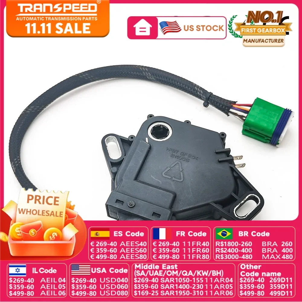 TRANSPEED AL4 DPO  Automatic Transmission Switch Pressure Sensor For Peugeot 307 Citroen Renault C4 C5 Car Accessories