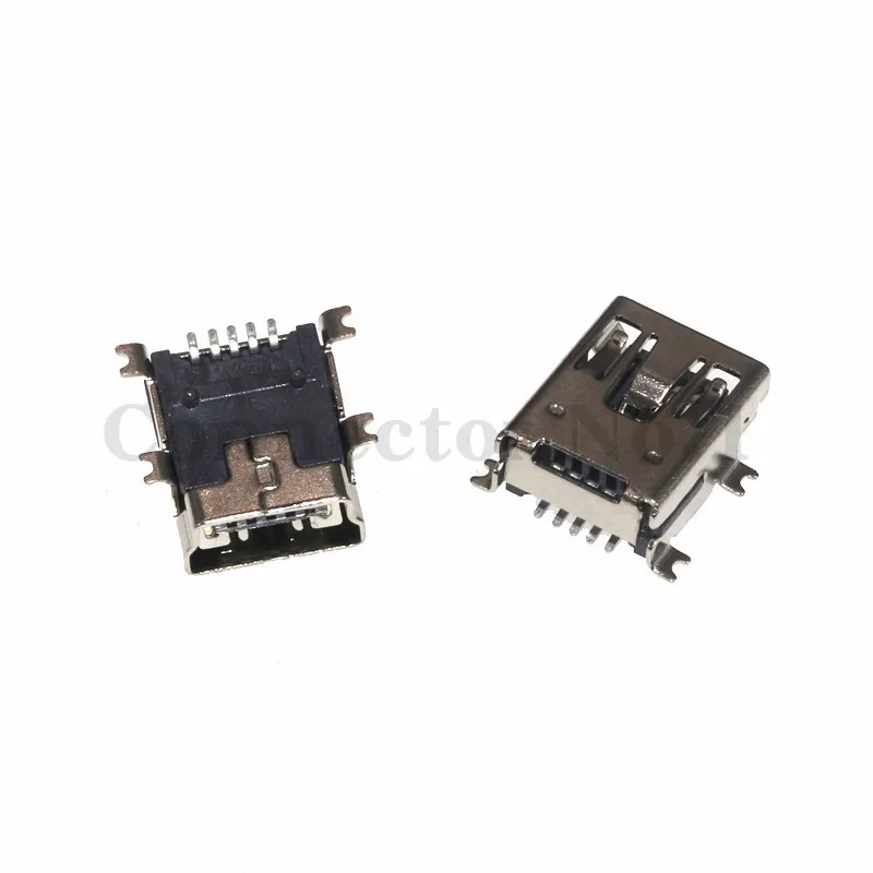 20Pcs Patch Mini USB Female Socket MINI-5P Connector MP3 MP4 Accessories 3 Charging Port Data Port