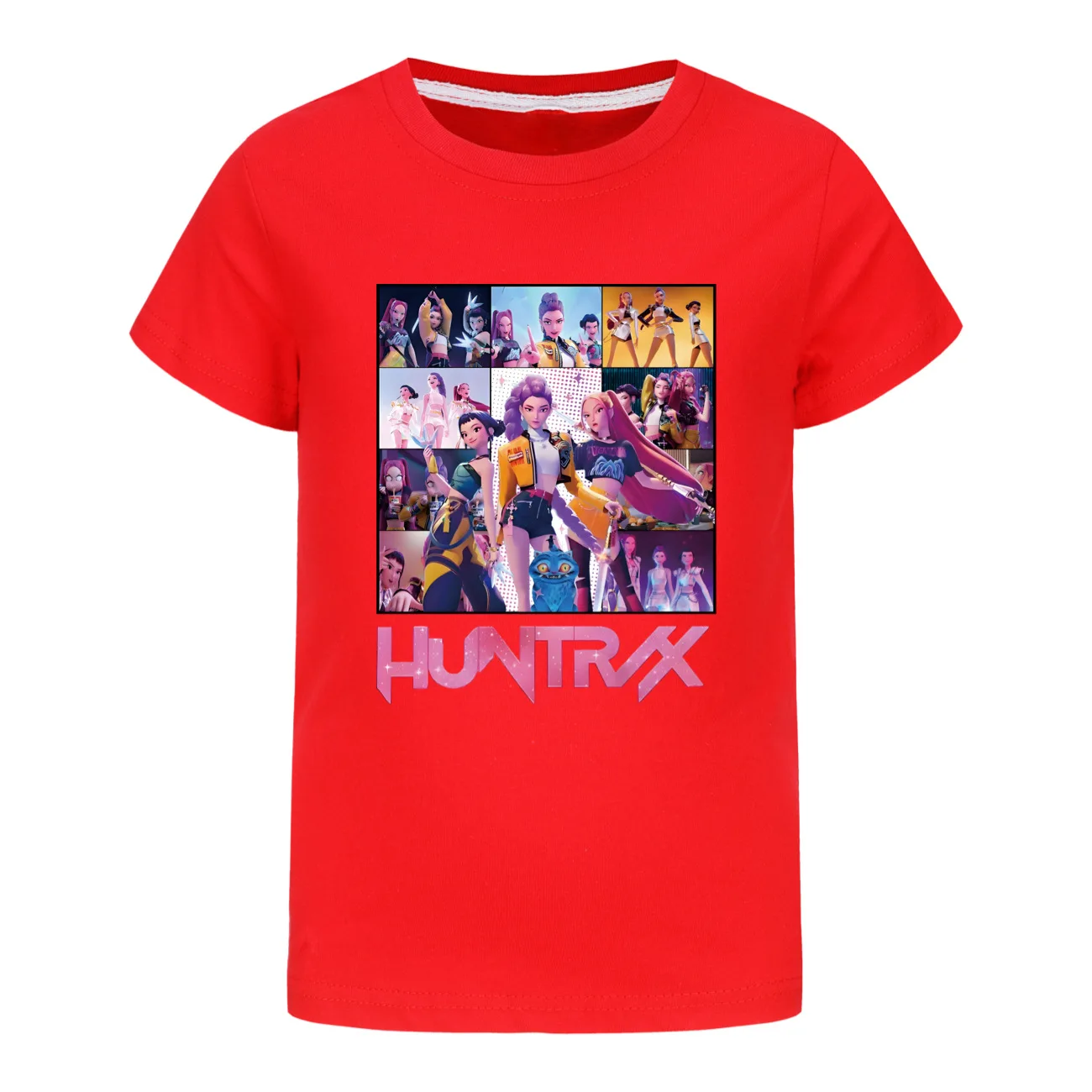 

Summer New KPop Demon Hunters Kids Girls Boys T-shirt K-Pop Demon Children's Clothing T Shirt Casual O-Neck Short Sleeve Tops