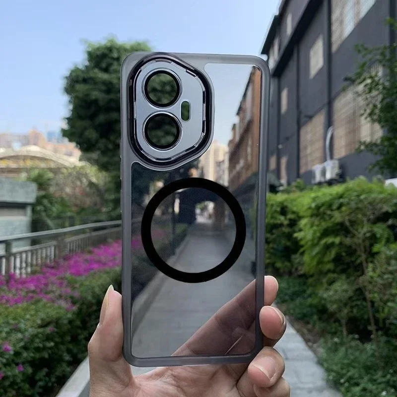 Para Honor 400 Pro película protectora de cámara MagSafe contraportada para Honor 400 Lite 400Pro 5G parachoques transparente de silicona suave a prueba de golpes