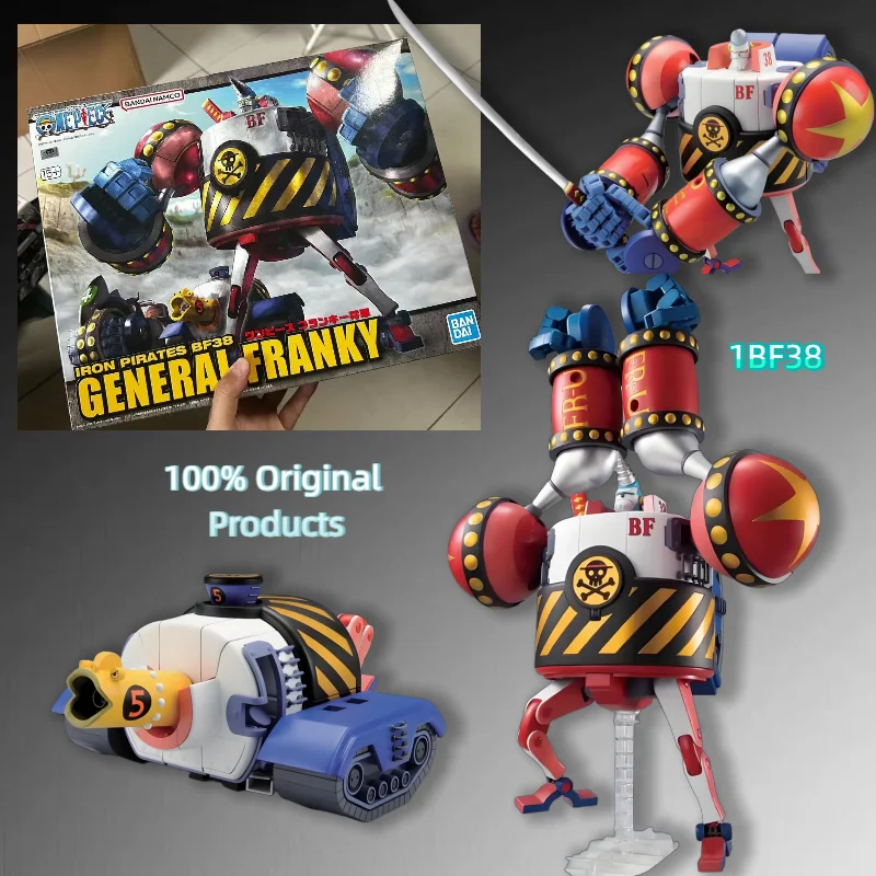 

Bandai One Piece General Franky Action Figure Iron Pirates BF38 Anime Assembly Model Kit Transformable Toy for Collectible Gift
