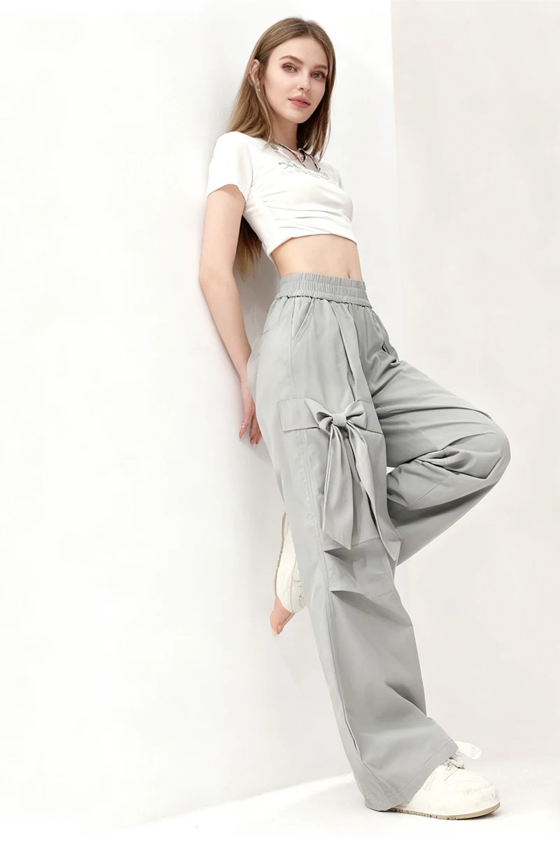 

Брюки-карго женские армейские осенние бархатные зауженные брюки в рубчик для ночного белья вечерняя теплая мягкая гладкая шелковистая уличная одежда Highstreet Fashions