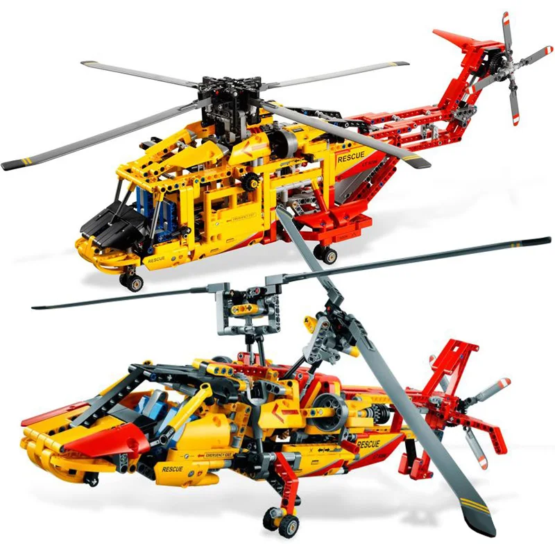 1056-piece-bricks-rescue-helicopter-set-technical-model-building-blocks-boy-birthday-gifts-kids-toys-for-children