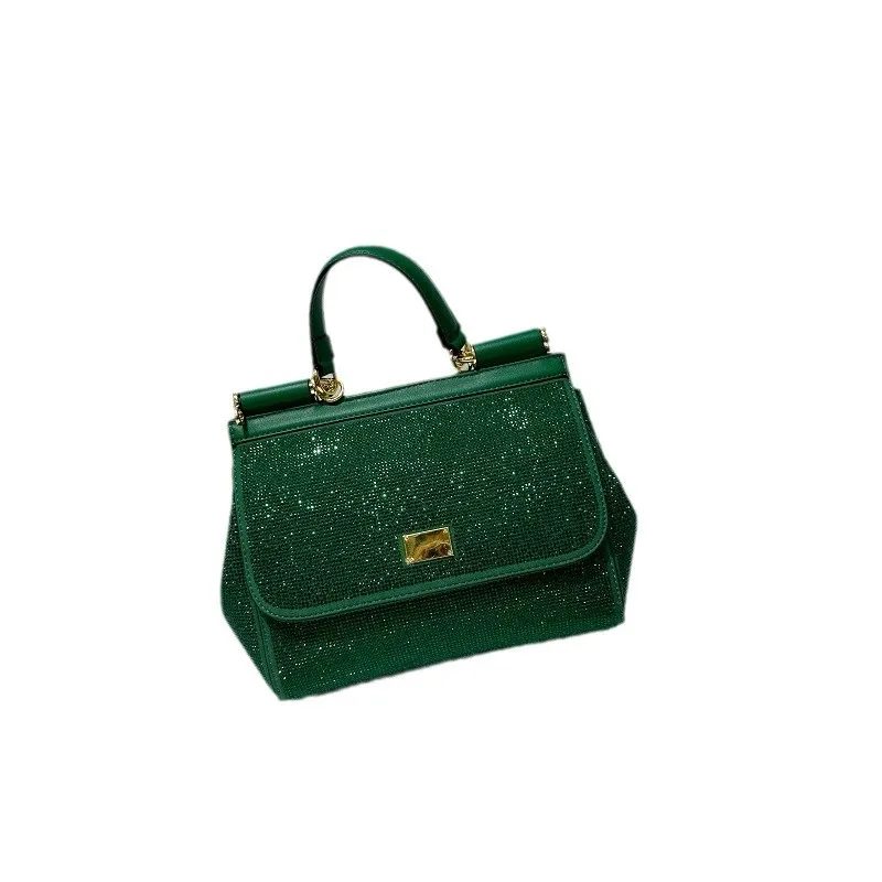 حقيبة كتف مستوحاة من المصمم للنساء لخريف وشتاء 2025 محفظة كروس متألقة متعددة الاتجاهات حقيبة نهارية جمالية عصرية ​