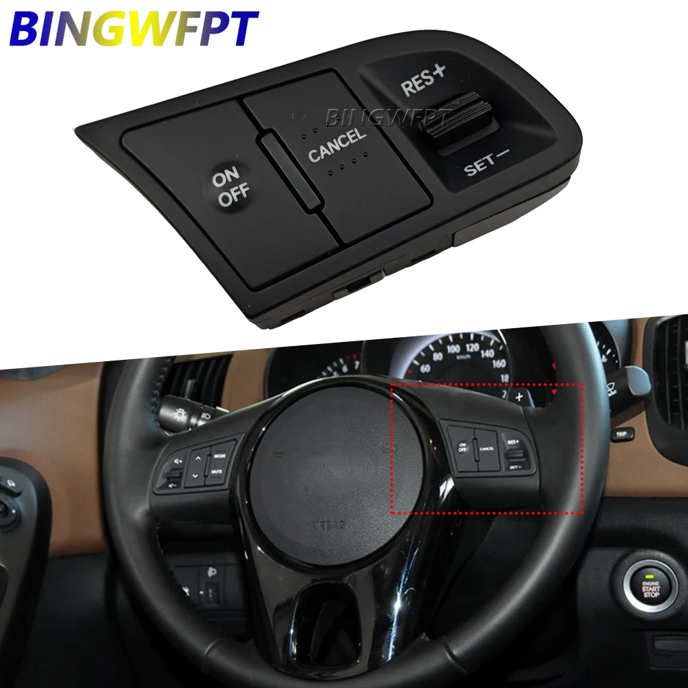 

Multi-functional Cruise Control Switch For Kia Forte Shuma Cerato Koup 2008-2012 96440-2K000 Steering Wheel Button