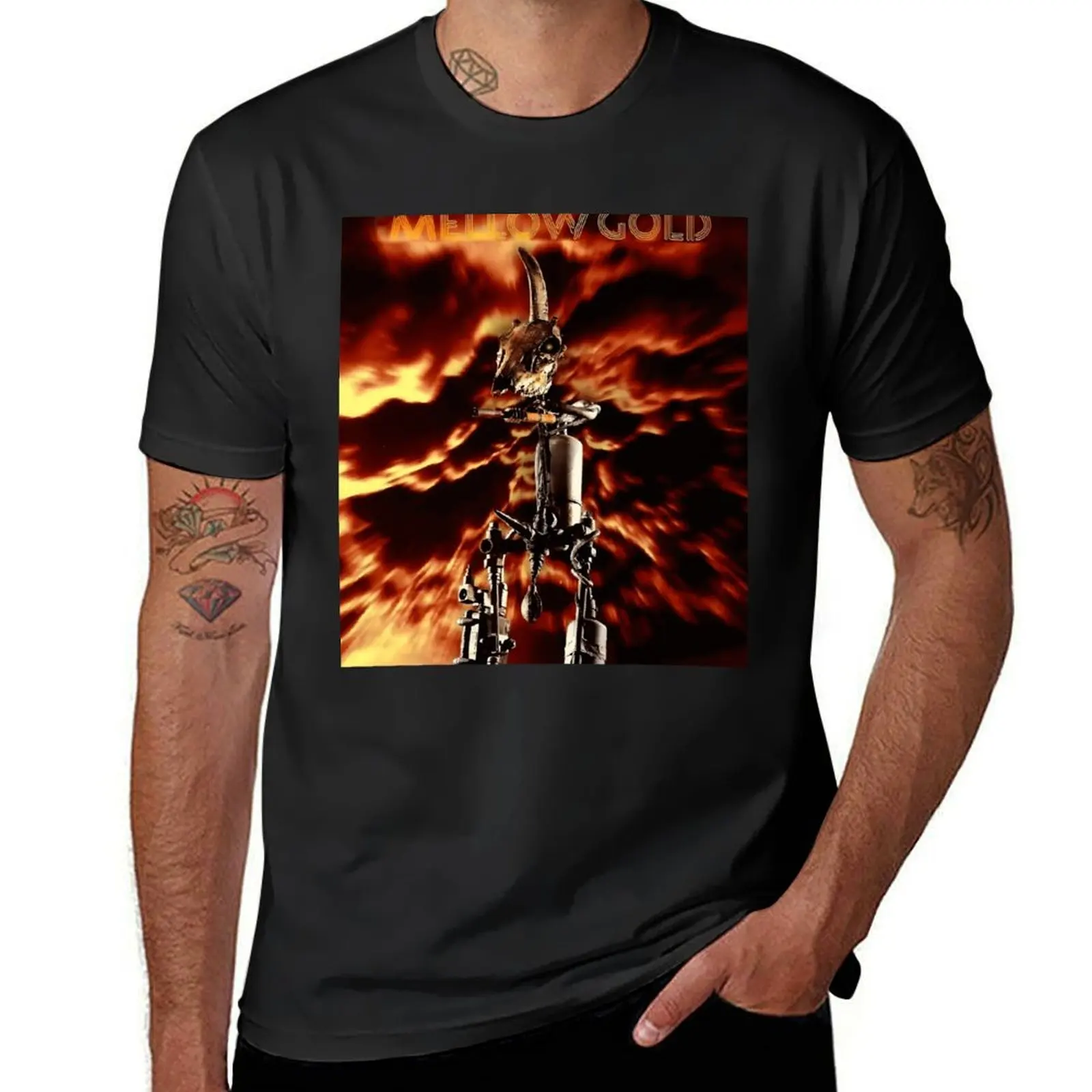 

Mellow Gold T-Shirt summer tops hippie clothes mens clothing