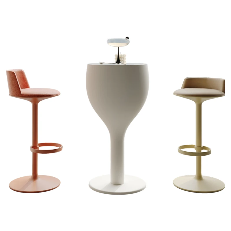 Modern Simple Wine Glass Bar Table and Chair Combination