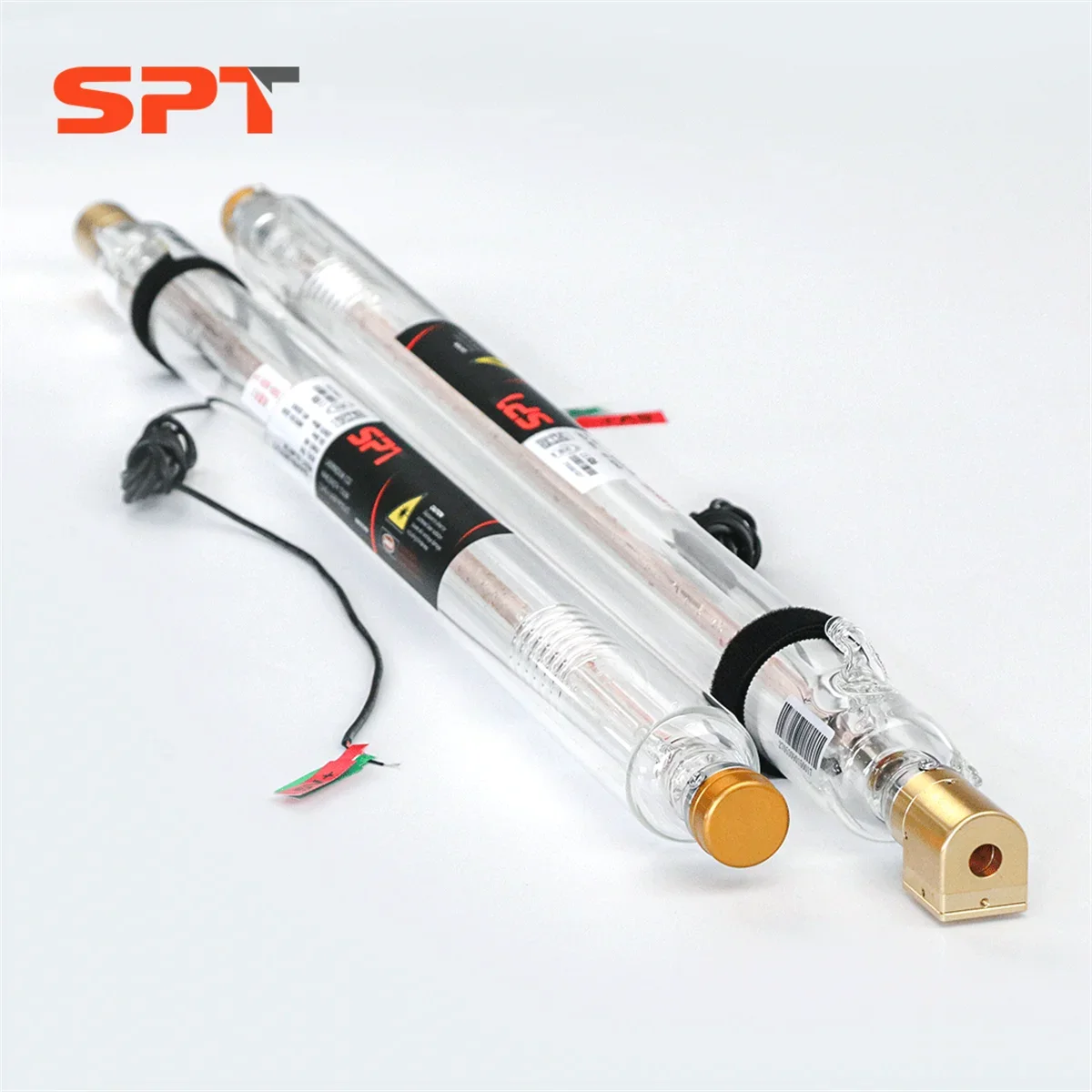 SPT 50w CO2 Laser Tube With Red Pointer Diameter 50mm Glass Laser Tube For Laser Cutting