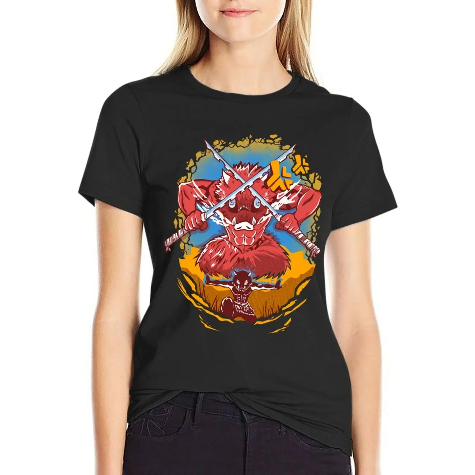 

Demon Killer - In0suke Beast Breathing T-Shirt quick-drying oversized plus sizes clothes for woman
