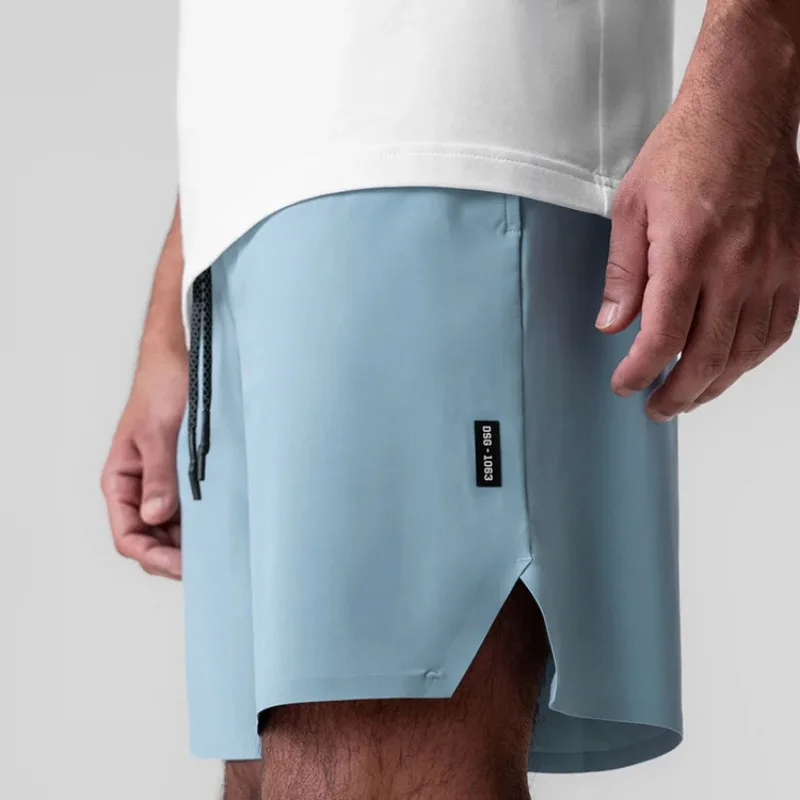 Men's Quick Dry Basketball Shorts Gym Running Jogger Sports Short Pants Zipper Pockets Breathable Workout Bodybuilding Casual