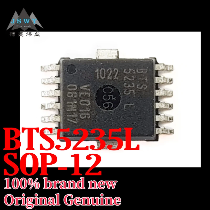 

(5/50pcs) BTS5235L BTS5235 SOP-12 Integrated Circuit IC Original stock Fast shipping Free shipping
