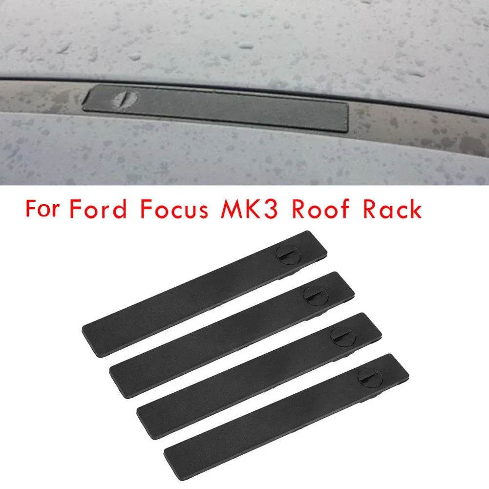 High Quality Practical Roof Rail Cover 2PCS Cap Gap Lid Parts Trim Accessories Decoration Fill For Ford Focus MK3