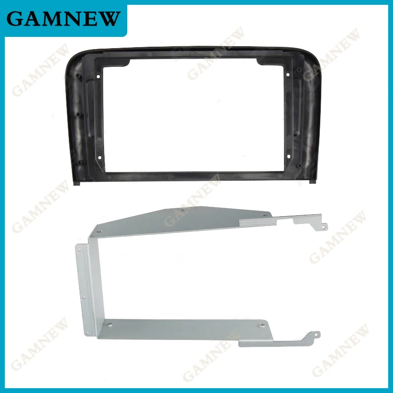 9 Inch Car Frame Fascia Adapter Canbus Box Android Radio Dash Panel Kit For Volvo S80 2001-2006