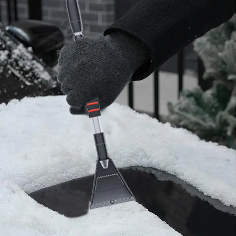 Ice Shovel Snow Cleaning Removal Shovel Snow Shovel With Retractable Handle Portable Snow Shovel For Driveway Car Home Garage