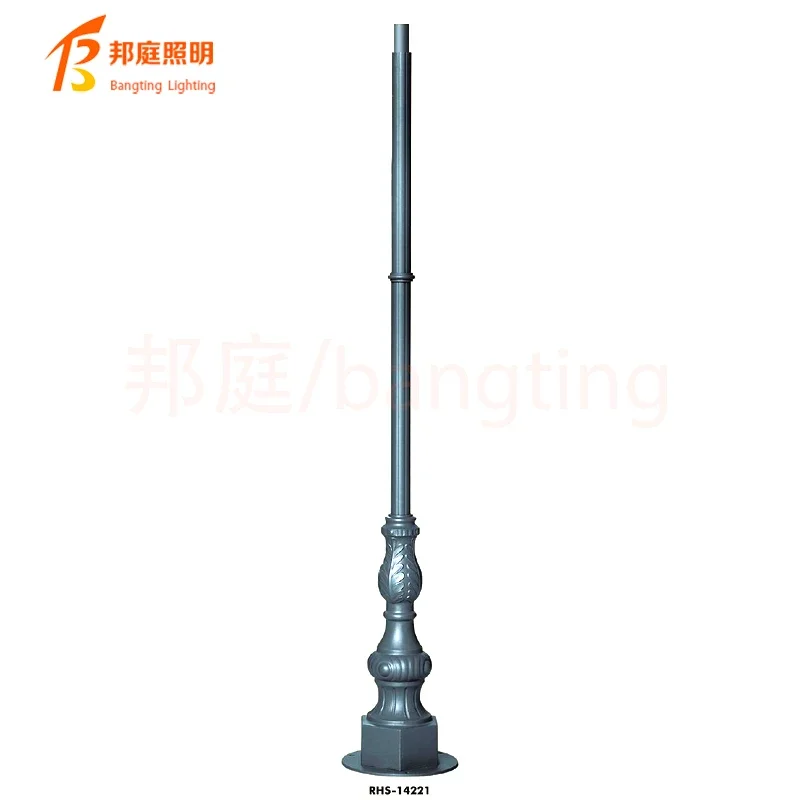 European Style Multi Head Outdoor Waterproof IP65 Round Solar Street Light 20w 30w 40w E27 4000K Solar Garden Lamp