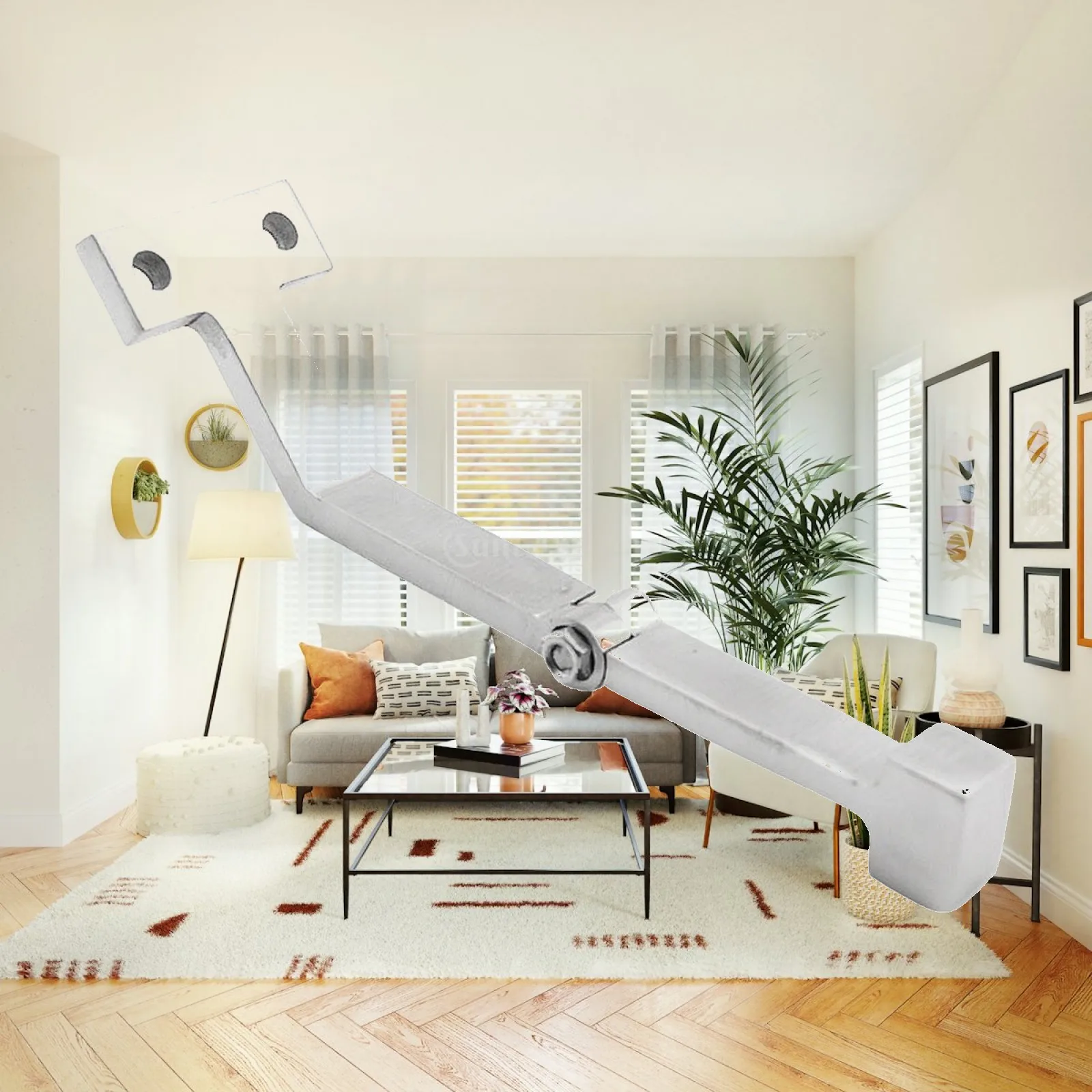 Stainless Steel Stair Railing Connector Bracket Adjustable Hinged Joint for Glass Mounting Hardware