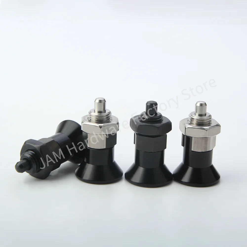 MJ254 High Quality Short Knob Plunger Short Thread Self Locking Reset Precision Indexing Pin Spring Positioning Column