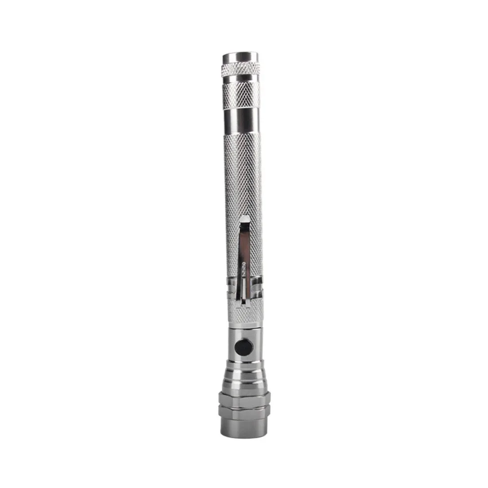 3 LEDs LED Antenna Light Telescopic Stretching Dual Magnet Magnetic Pickup Tool Flexible Extensible Magnetized Head