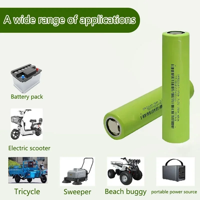 1-10pcs Battery 32140, LiFePO4 3.2V 15000 mAh